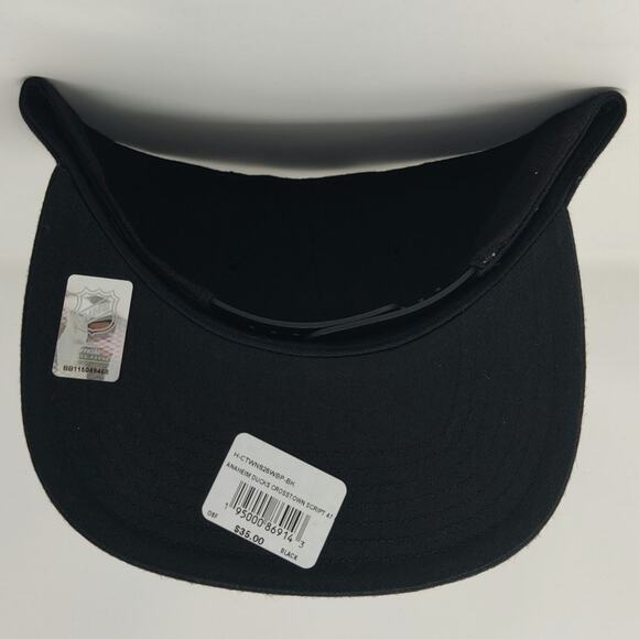 NHL Anaheim Mighty Duck Retro Snapback Logo Patch Scriptures Captain '47 NEW Hat - Picture 3 of 6